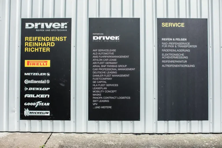 Reifendienst Reinhard Richter – Driver-Konzeptpartner